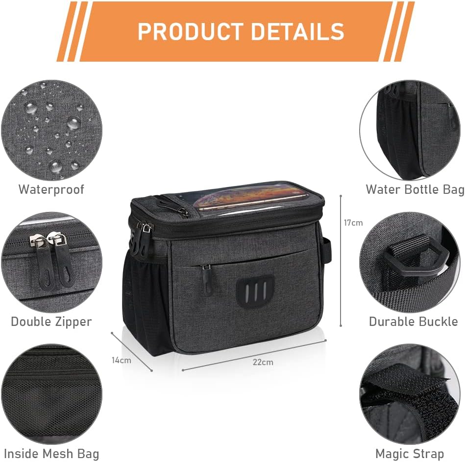 Large Waterproof Bike Handlebar Bag