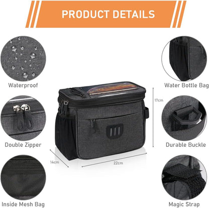 Large Waterproof Bike Handlebar Bag