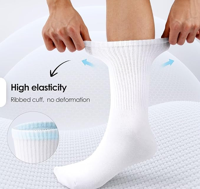 3 Pairs of Cotton Sports Socks