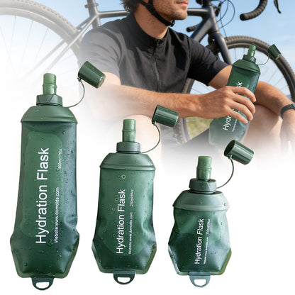 250ml Foldable Hydration Flask - Army Green Medium
