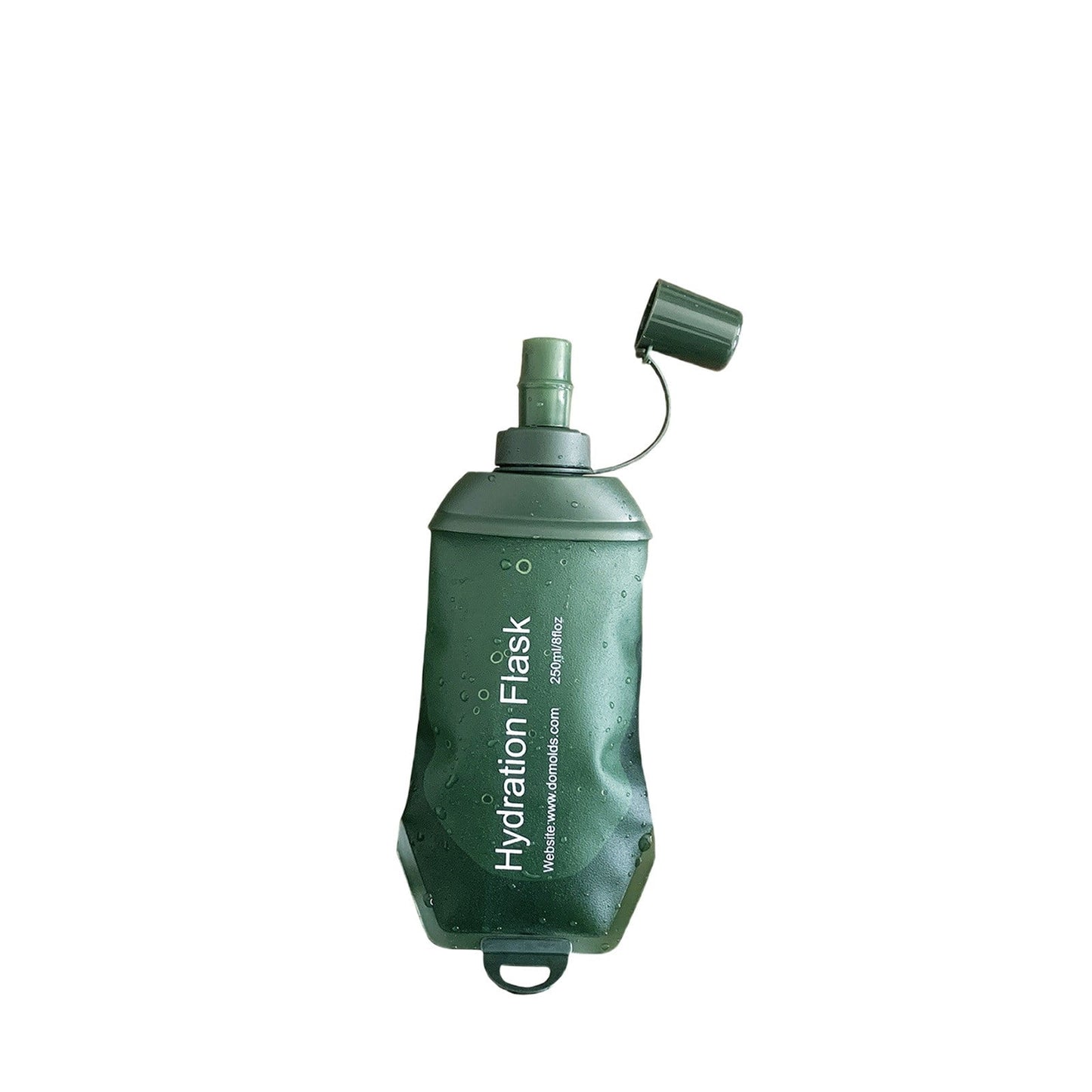 500ml Foldable Hydration Flask - Army Green Large