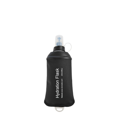 250ml Foldable Hydration Flask - Black Medium