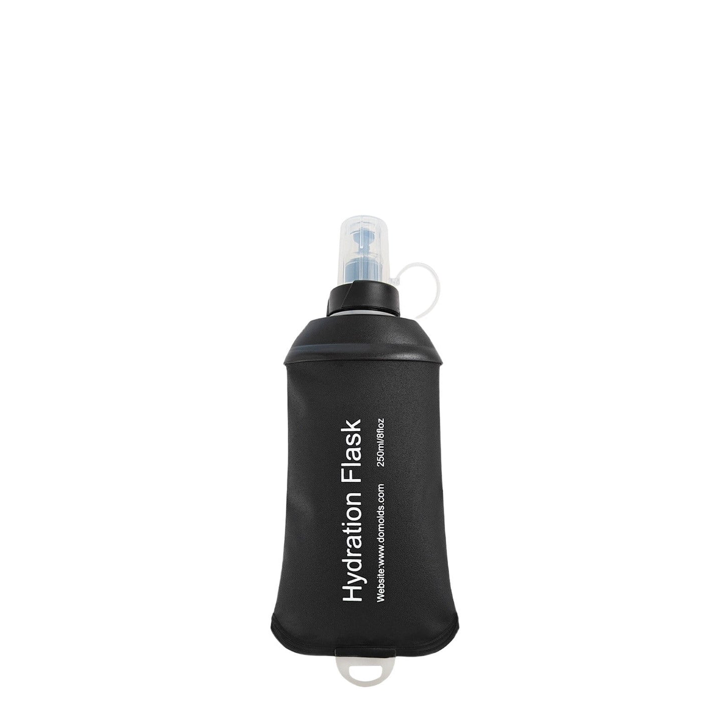 500ml Foldable Hydration Flask - Black Large