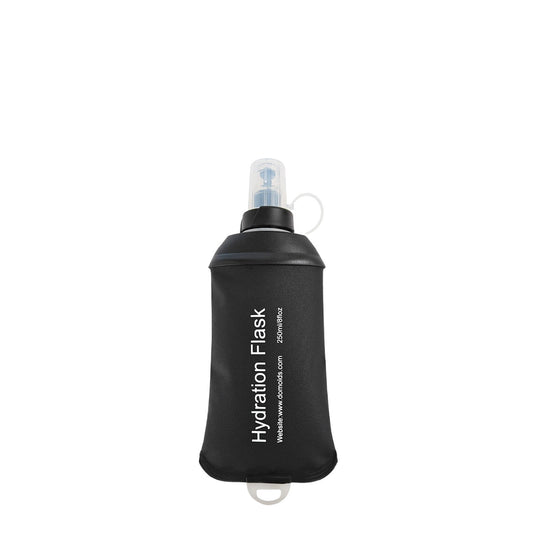 500ml Foldable Hydration Flask - Black Large