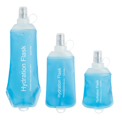 500ml Foldable Hydration Flask - Black Large