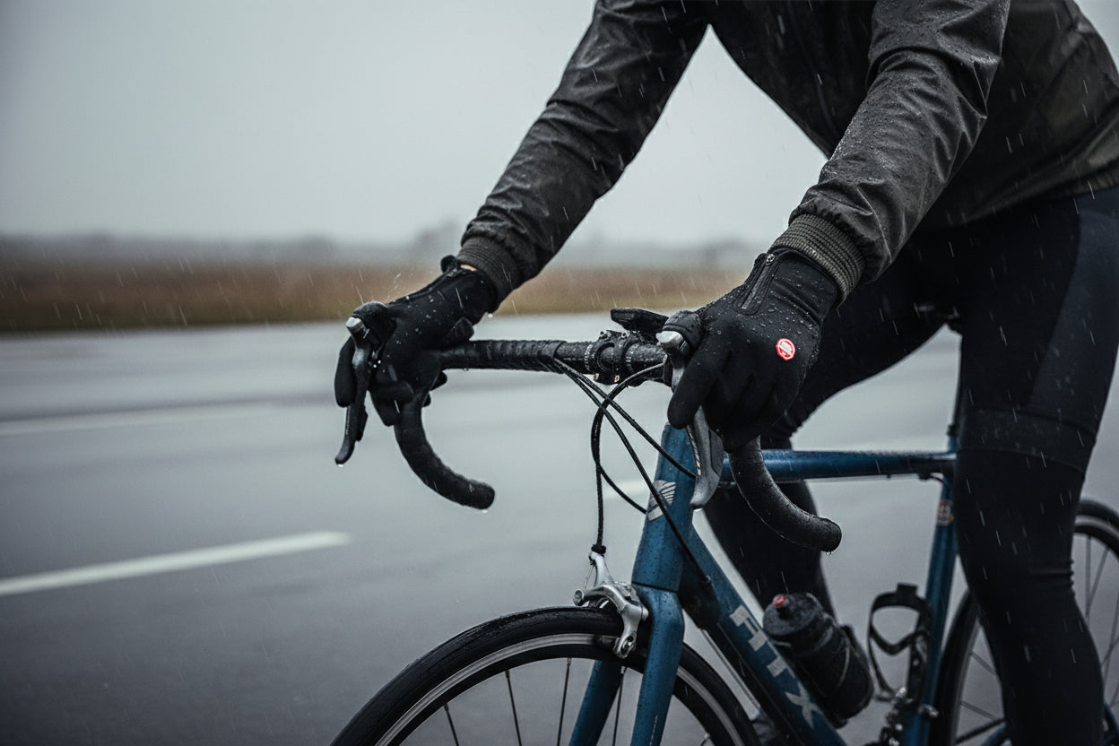 Winter Thermal Cycling Gloves - Extra Large Black