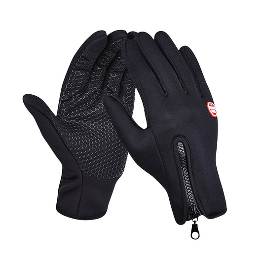 Winter Thermal Cycling Gloves - Medium Black