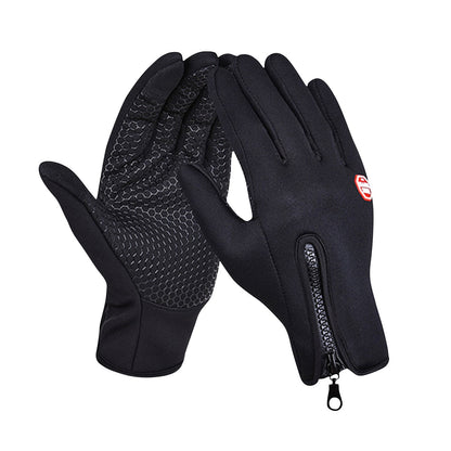 Winter Thermal Cycling Gloves - Large Black