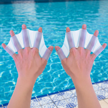 Silicone Webbed Swim Gloves