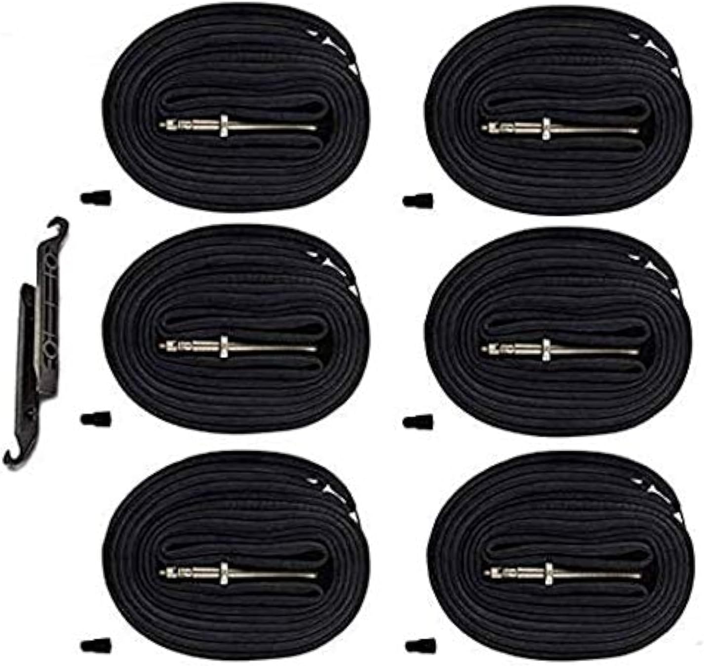 6-Pack of Replacement Inner Tubes: Presta 700x20-25C