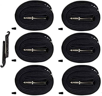 6-Pack of Replacement Inner Tubes: Presta 700x20-25C