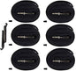 6-Pack of Replacement Inner Tubes: Presta 700x20-25C