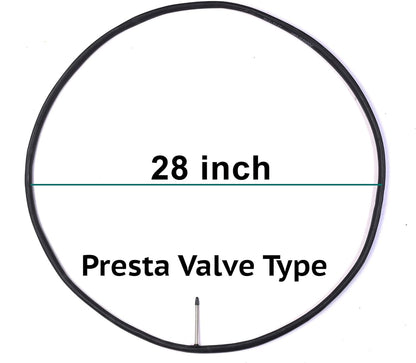 6-Pack of Replacement Inner Tubes: Presta 700x20-25C