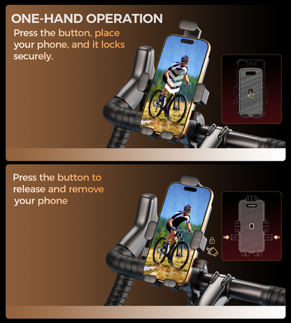 Bike Handlebar Phone Holder