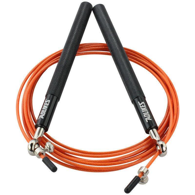 Adjustable Steel Skipping Rope - Red