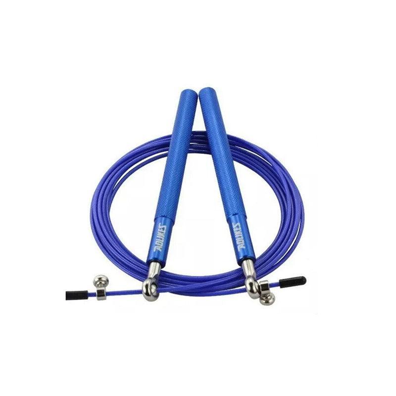 Adjustable Steel Skipping Rope - Silver