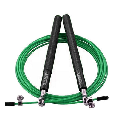 Adjustable Steel Skipping Rope - Silver