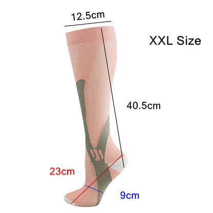 Graduated Compression Socks XXL Unisex - Black