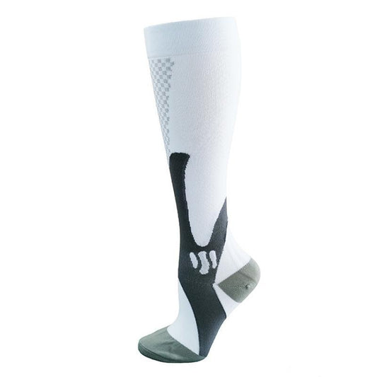 Graduated Compression Socks S/M Unisex - White