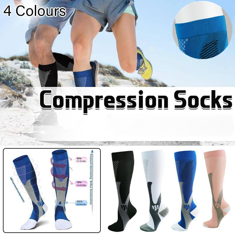 Graduated Compression Socks XXL Unisex - Blue