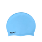 Silicone Solid Colour Swim Cap - Blue