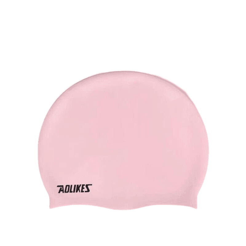 Silicone Solid Colour Swim Cap - Grey