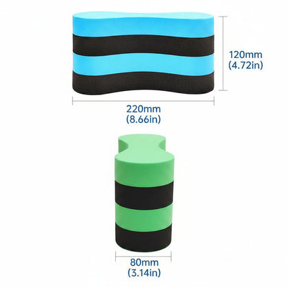 Essentials Swim Pull Buoy - Green + White