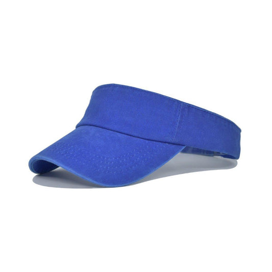 Denim Breathable Run Visor - Blue