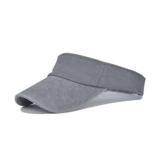 Denim Breathable Run Visor - Grey