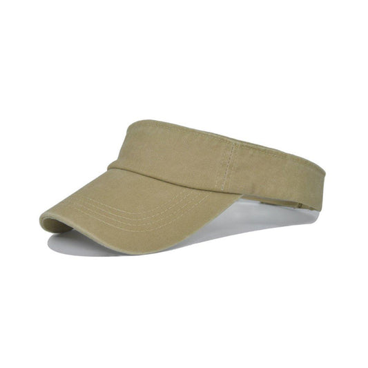 Denim Breathable Run Visor - Khaki