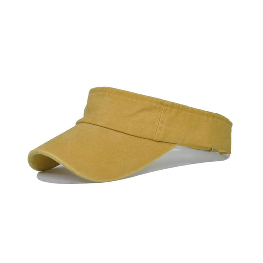 Denim Breathable Run Visor - Yellow