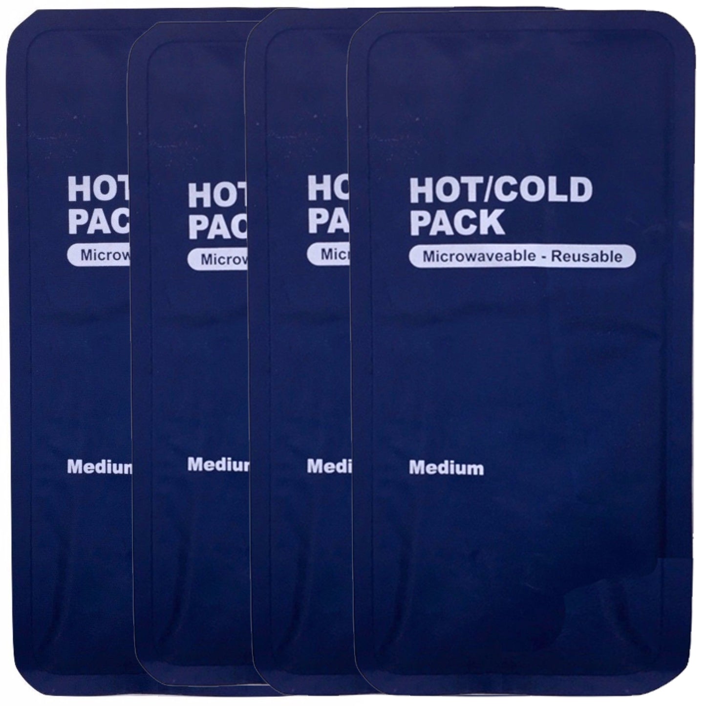 4 Pack of Reusable Microwaveable Ice and Heat Packs