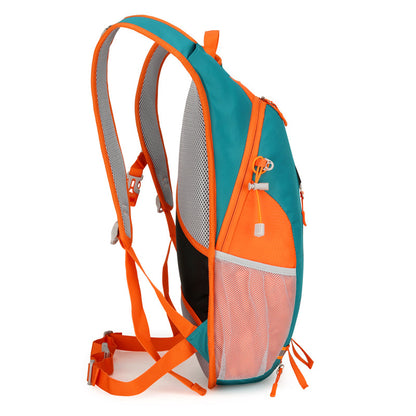 Lightweight Cycling Backpack - Black and Orange