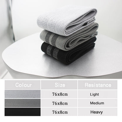 Fabric Resistance Band Set - Grey Colour Scheme