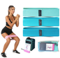 Fabric Resistance Band Set - Blue Colour Scheme