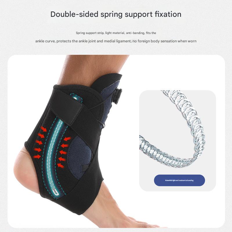 Pair of Black/Pink Adjustable Ankle Braces
