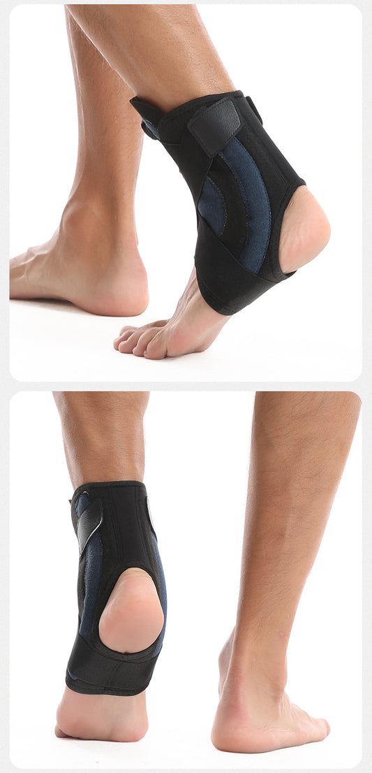 Pair of Black/Pink Adjustable Ankle Braces