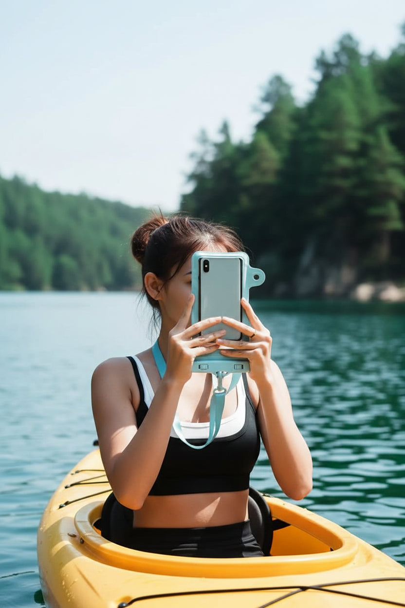 2-Pack Waterproof Phone Pouches - Aussie Green