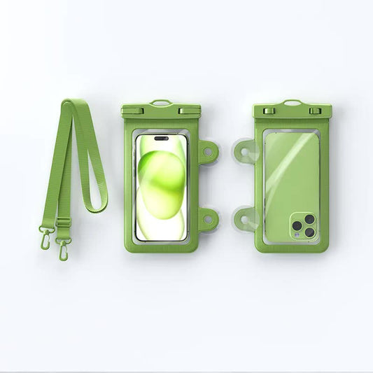 2-Pack Waterproof Phone Pouches - Aussie Green