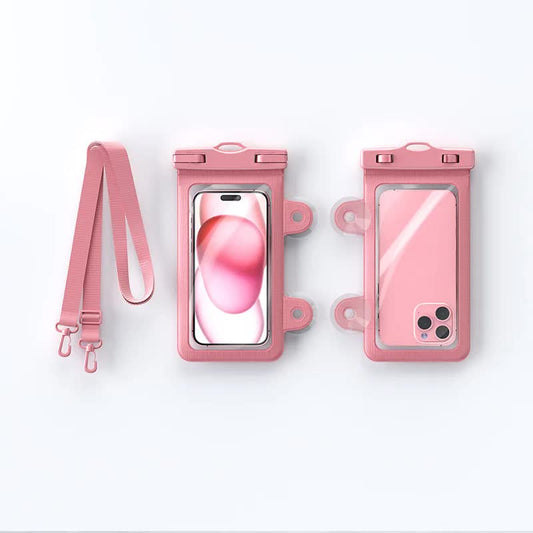 2-Pack Waterproof Phone Pouches - Pink
