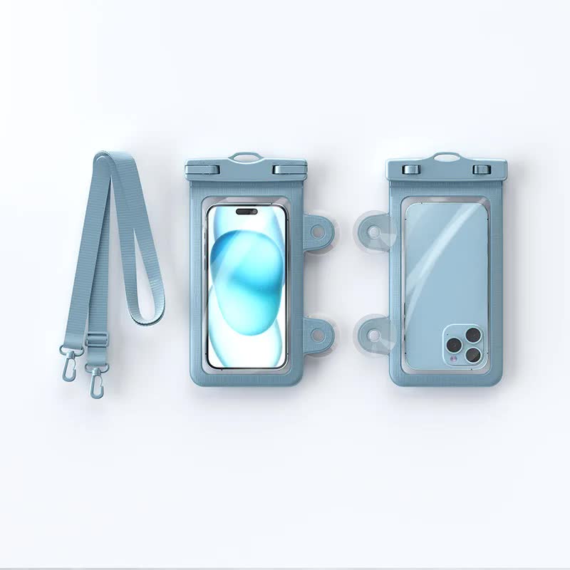 2-Pack Waterproof Phone Pouches - Blue