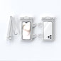 2-Pack Waterproof Phone Pouches - White