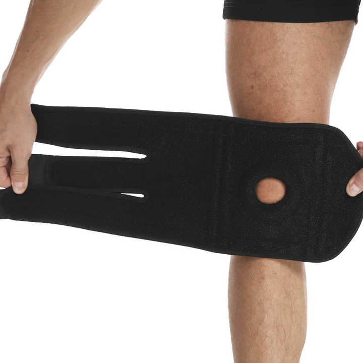 Black Adjustable Knee Brace (Pair)