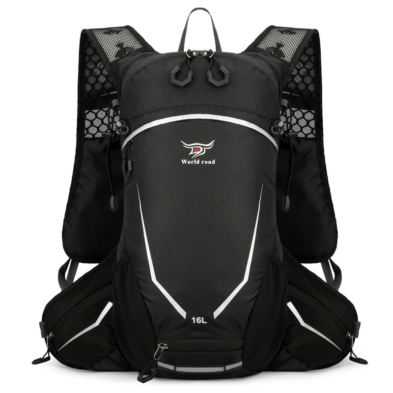 Lightweight 16L Hiking Backpack - Black
