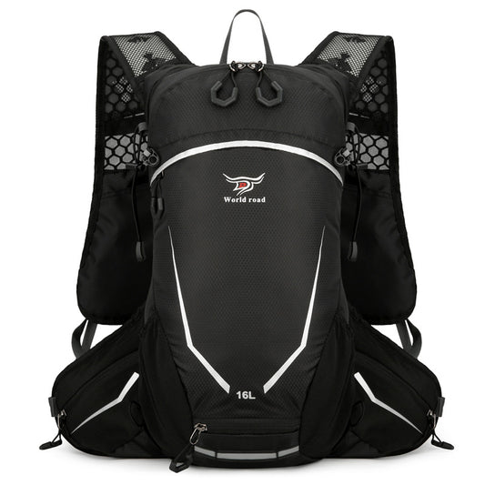 Lightweight 16L Hiking Backpack - Black