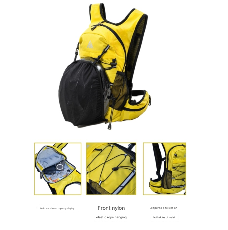 Lightweight Hydration Backpack - Yellow