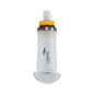 Ultra-Lightweight 350ml Collapsible Run Flask - Orange and White