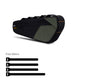 Underslung Waterproof Bicycle Bag - 2.5L Black & Green
