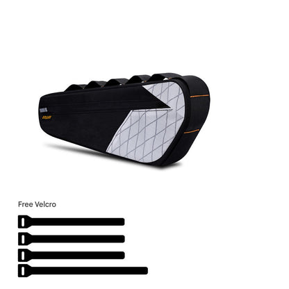 Underslung Waterproof Bicycle Bag - 2.5L Black & White