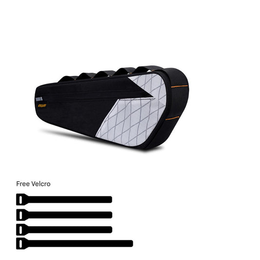 Underslung Waterproof Bicycle Bag - 2.5L Black & White